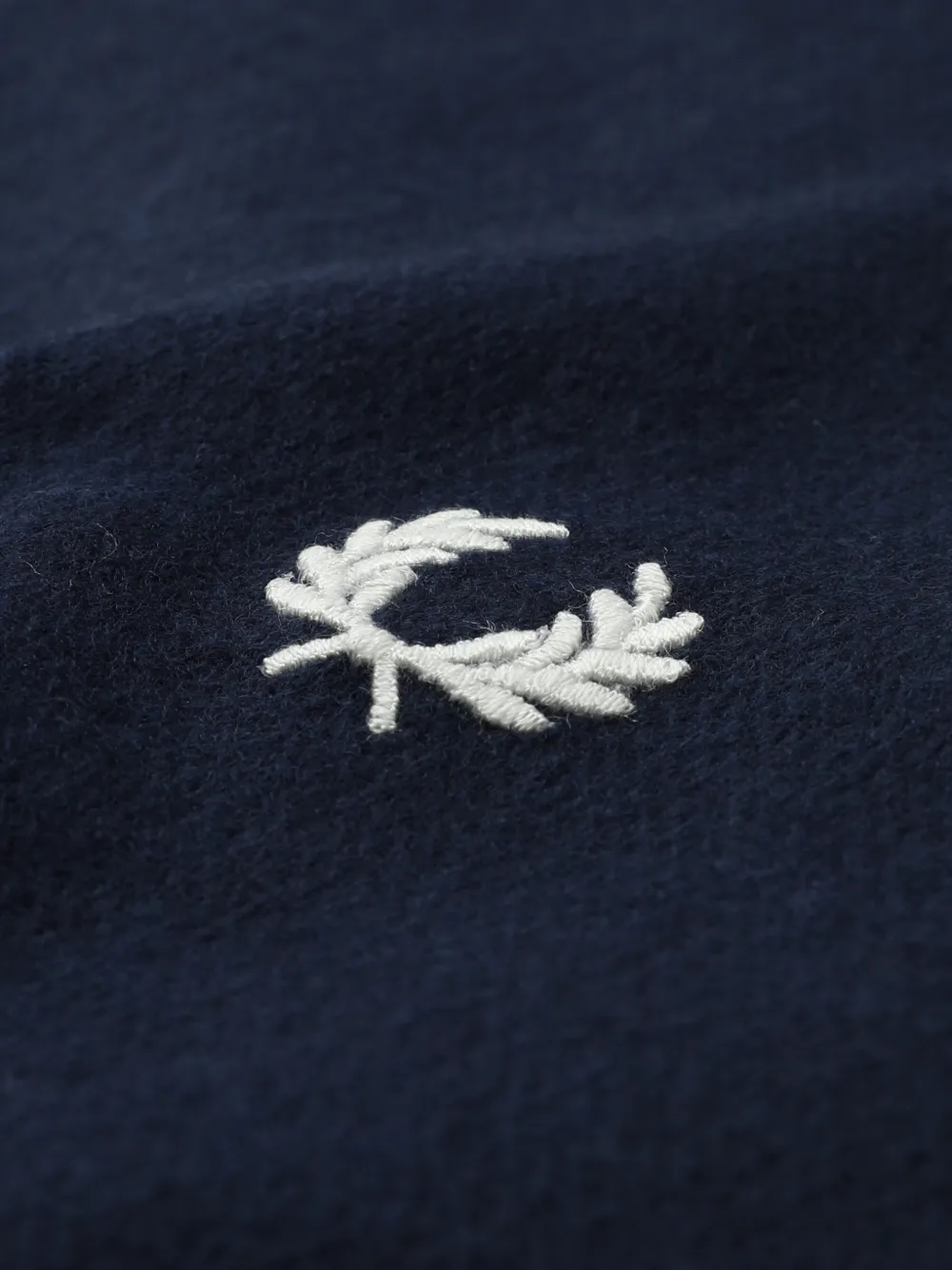 Fred Perry Sjaal met geborduurd logo Blauw