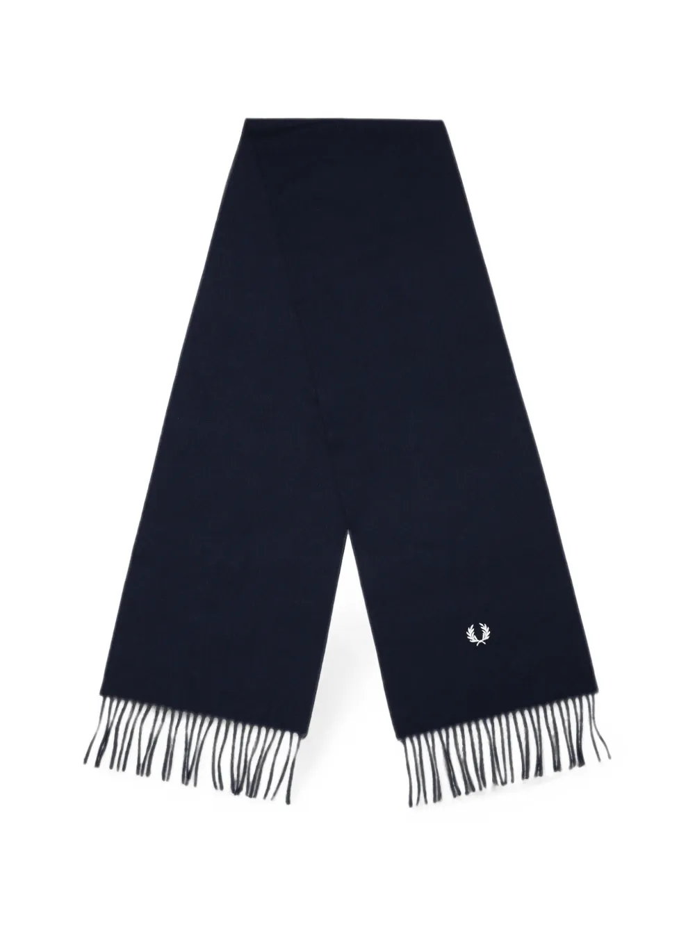 Fred Perry Sjaal met geborduurd logo Blauw