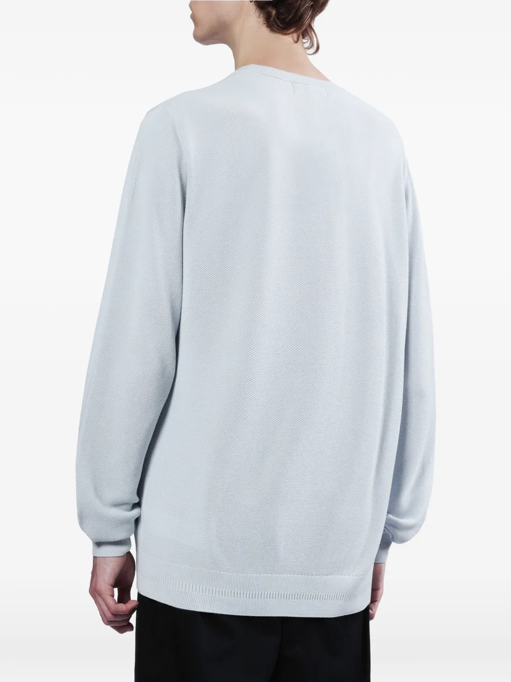 Fred Perry Trui met geborduurd logo Blauw