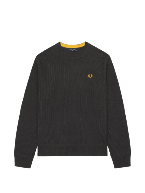 Fred Perry suéter de tejido waffle