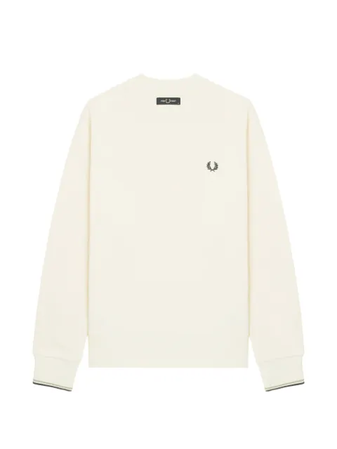 Fred Perry logo-embroidered crew-neck sweatshirt