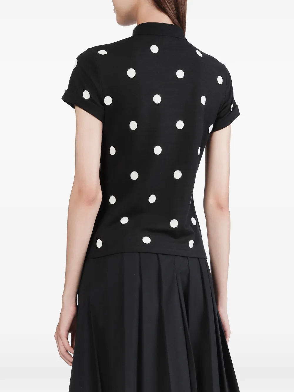 Fred Perry Poloshirt met stippen Zwart