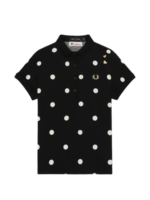 Fred Perry polka-dot polo shirt