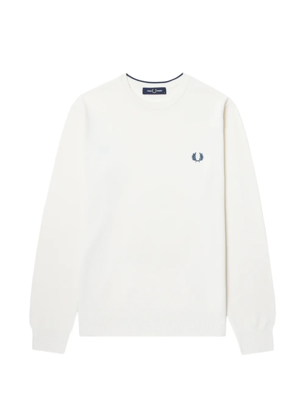 Fred Perry embroidered-logo sweater Beige