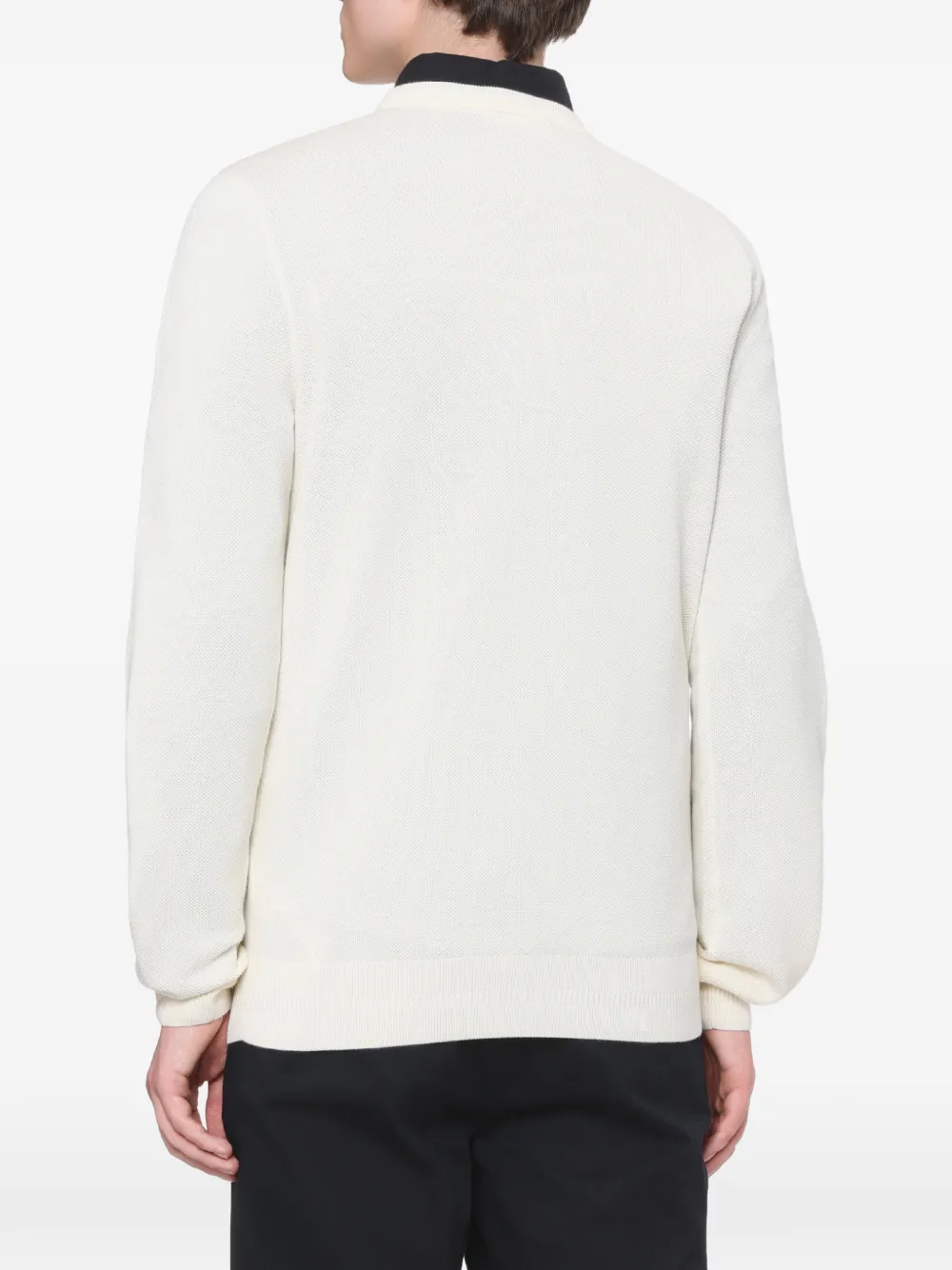 Fred Perry embroidered-logo sweater Beige