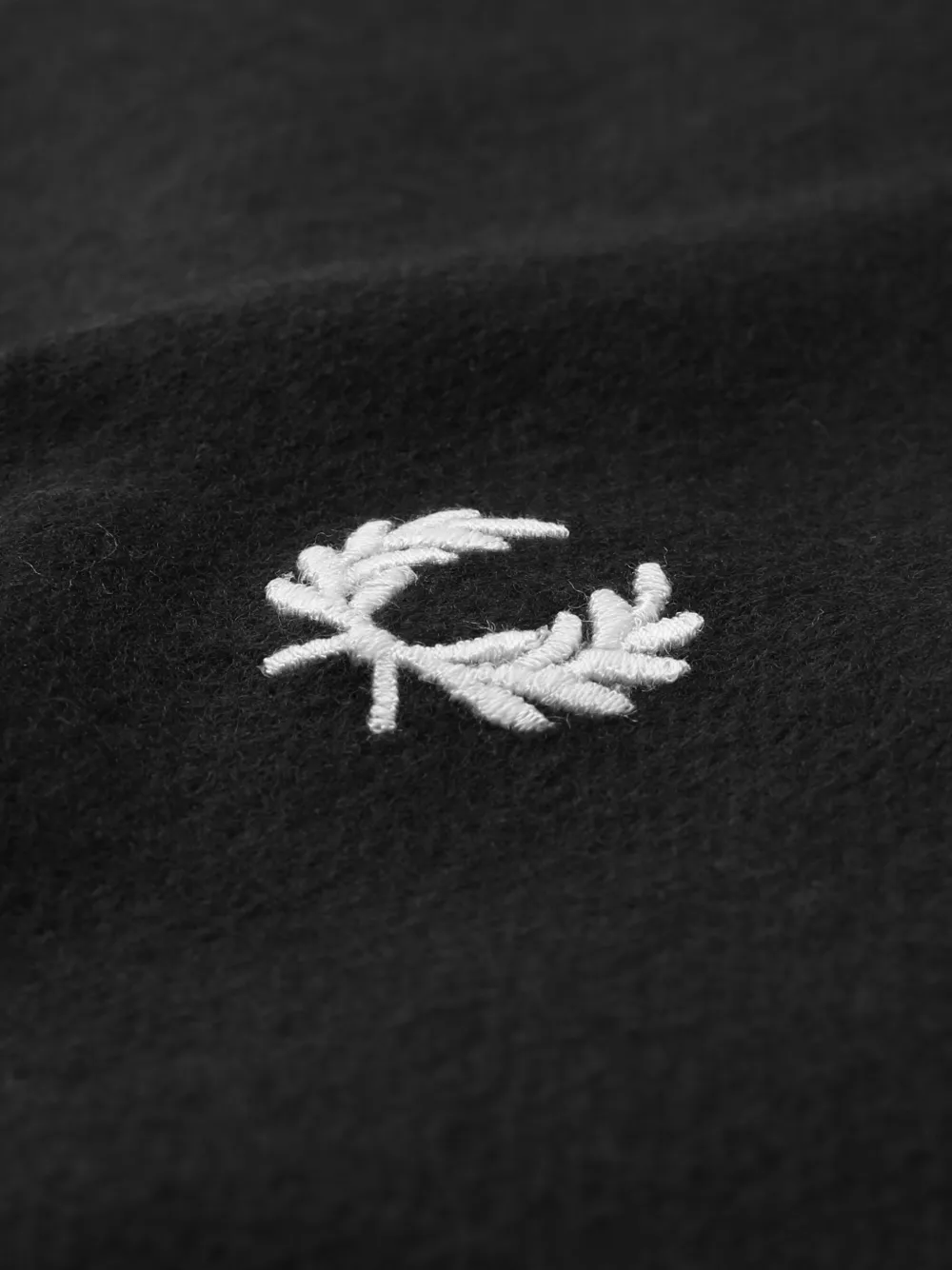 Fred Perry Sjaal met geborduurd logo Zwart