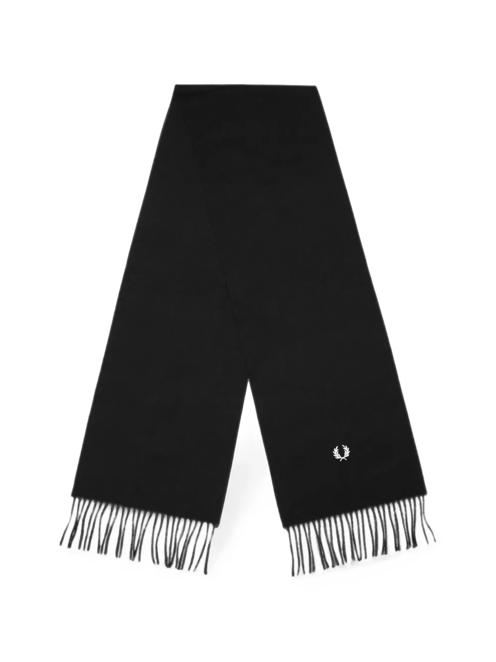 Fred Perry Sjaal met geborduurd logo Zwart