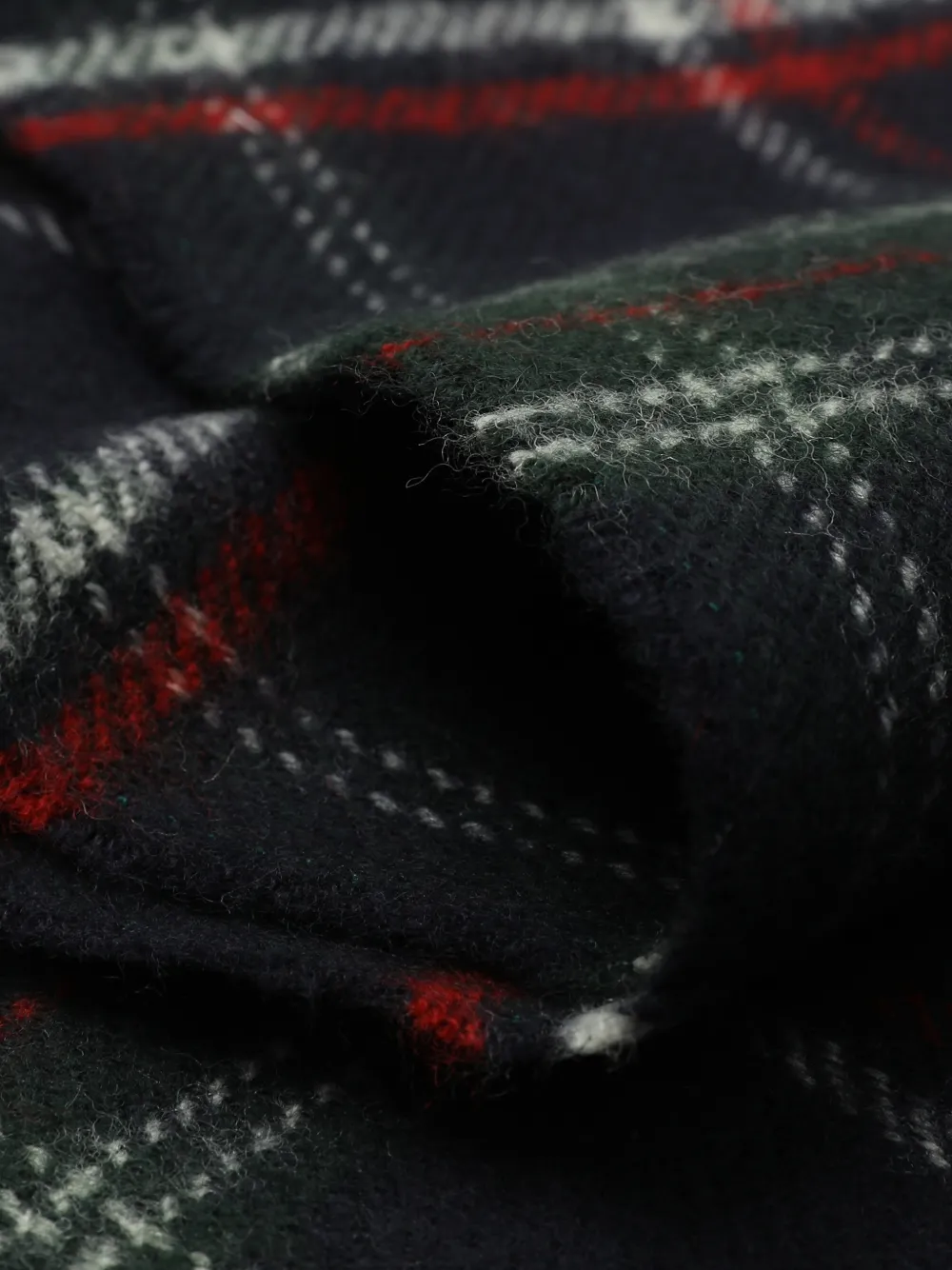 Fred Perry Sjaal met tartan ruit Blauw
