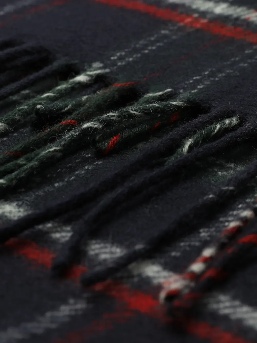 Fred Perry Sjaal met tartan ruit Blauw