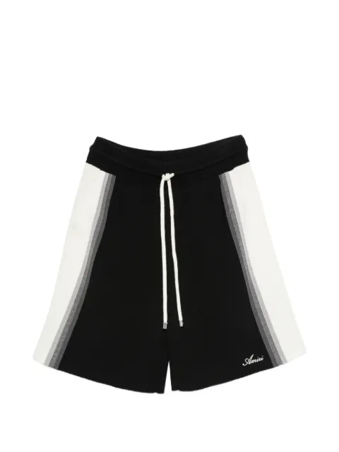 AMIRI bermudas de punto con rayas degradadas