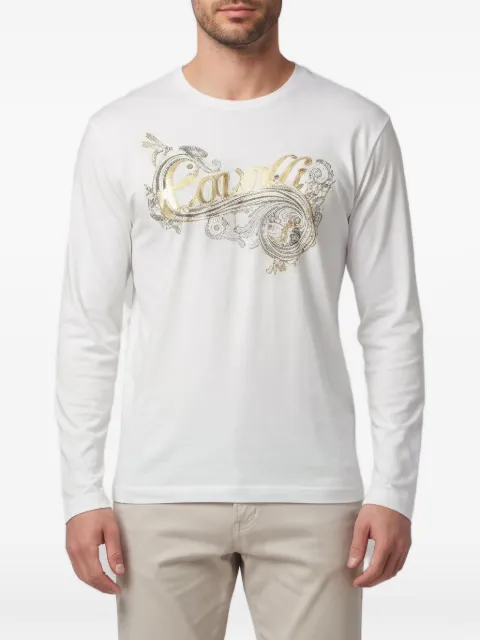 Roberto Cavalli Vintage logo-print long-sleeve T-shirt
