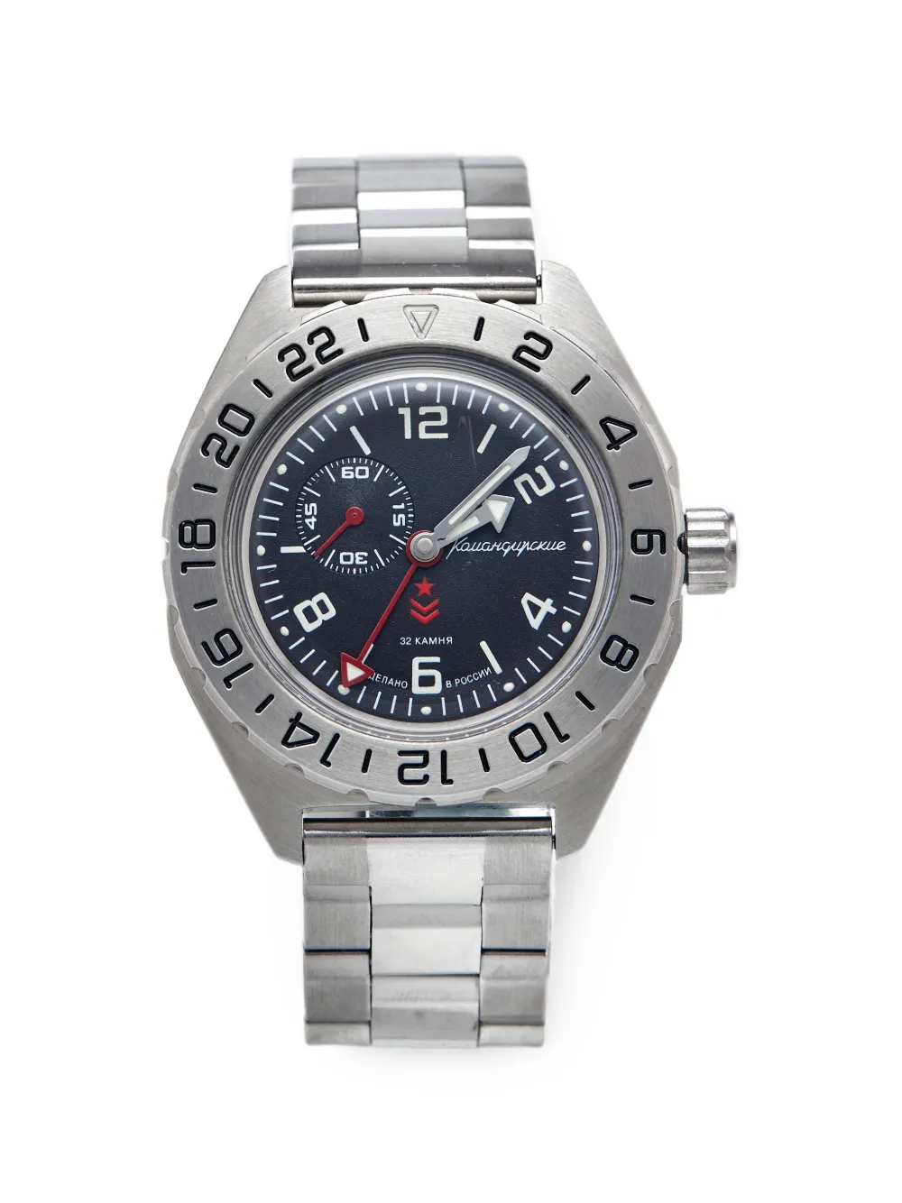 Vostok CLTH Komandirskie 42mm watch - Schwarz