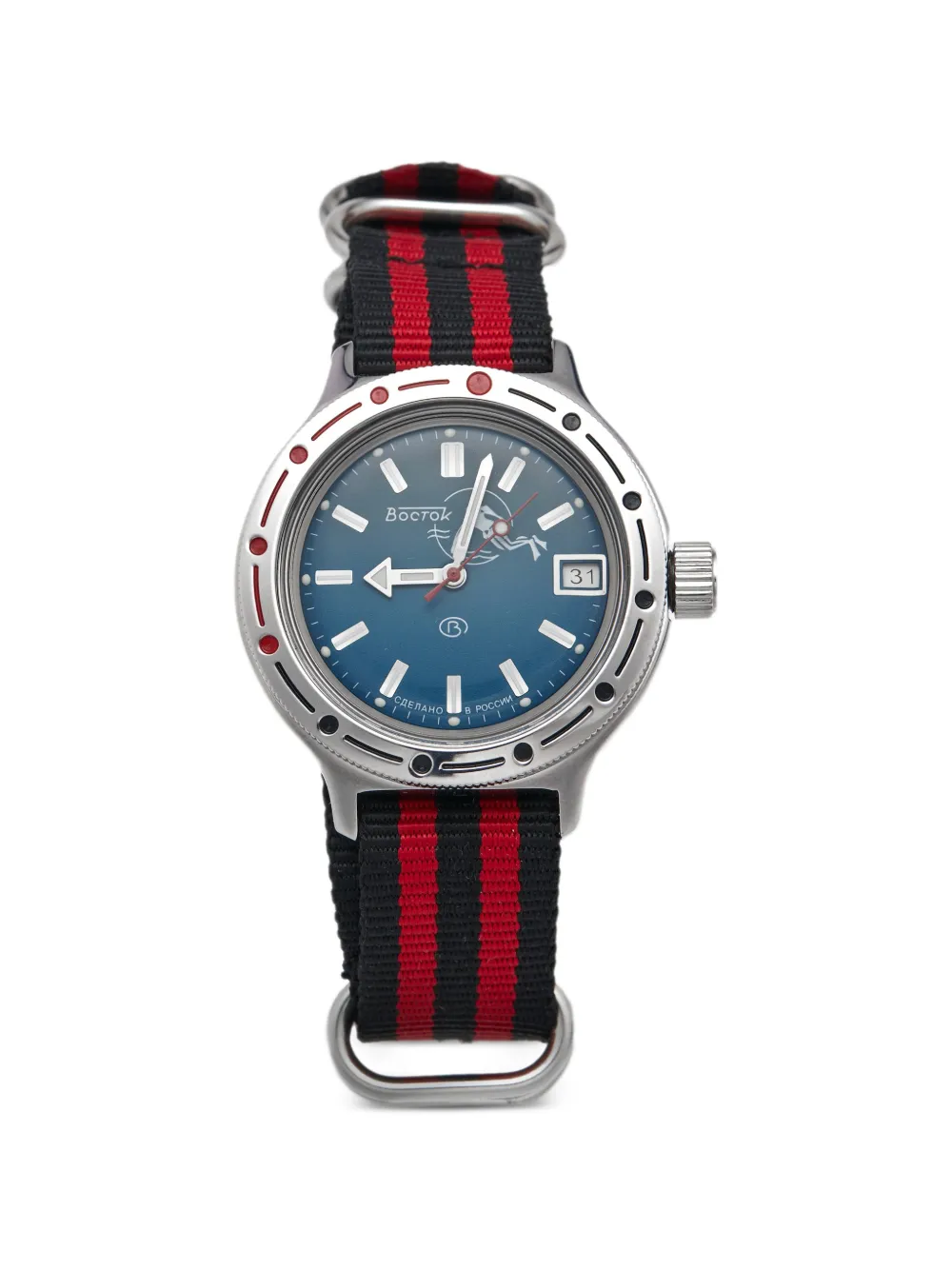 Vostok CLTH Orologio Amphibia 42mm - Blu