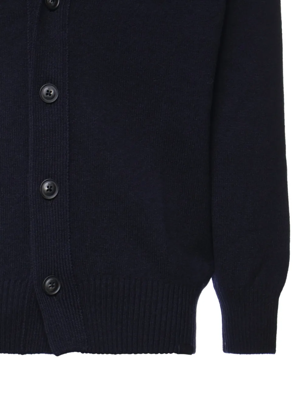 Fay Wollen vest met V-hals Blauw
