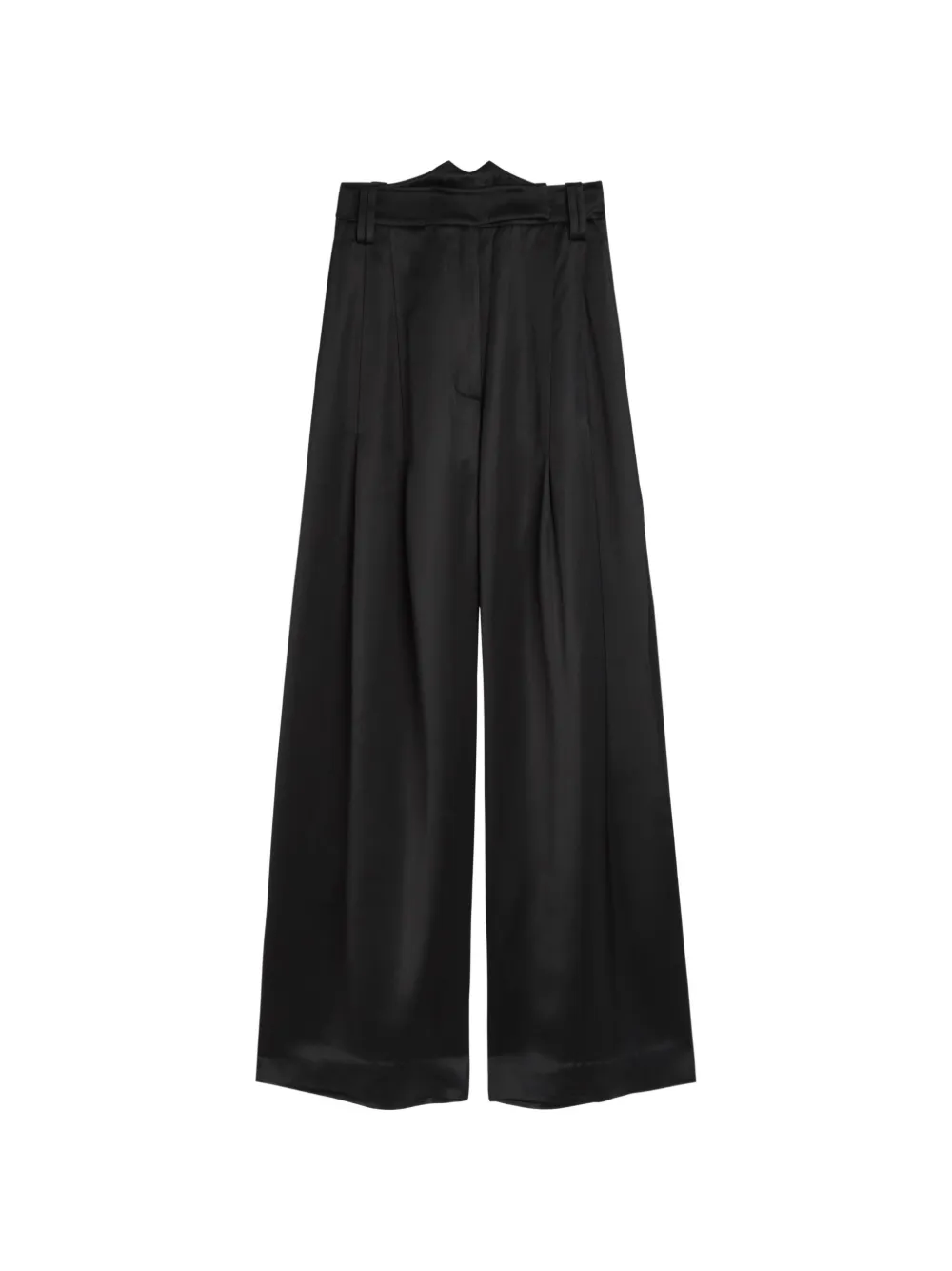 Patrick Assaraf Alexandra Pleated Tailored Trousers In Multi