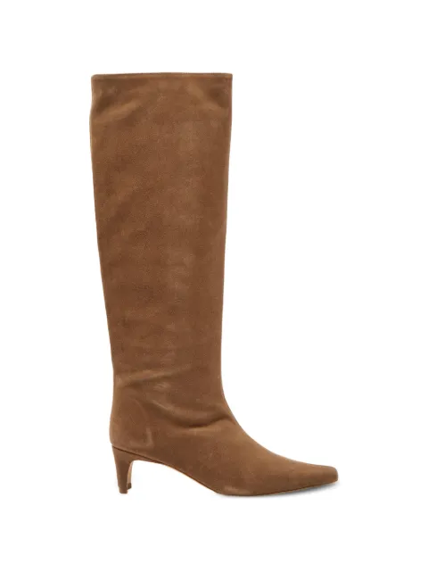 STAUD suede knee-high boots