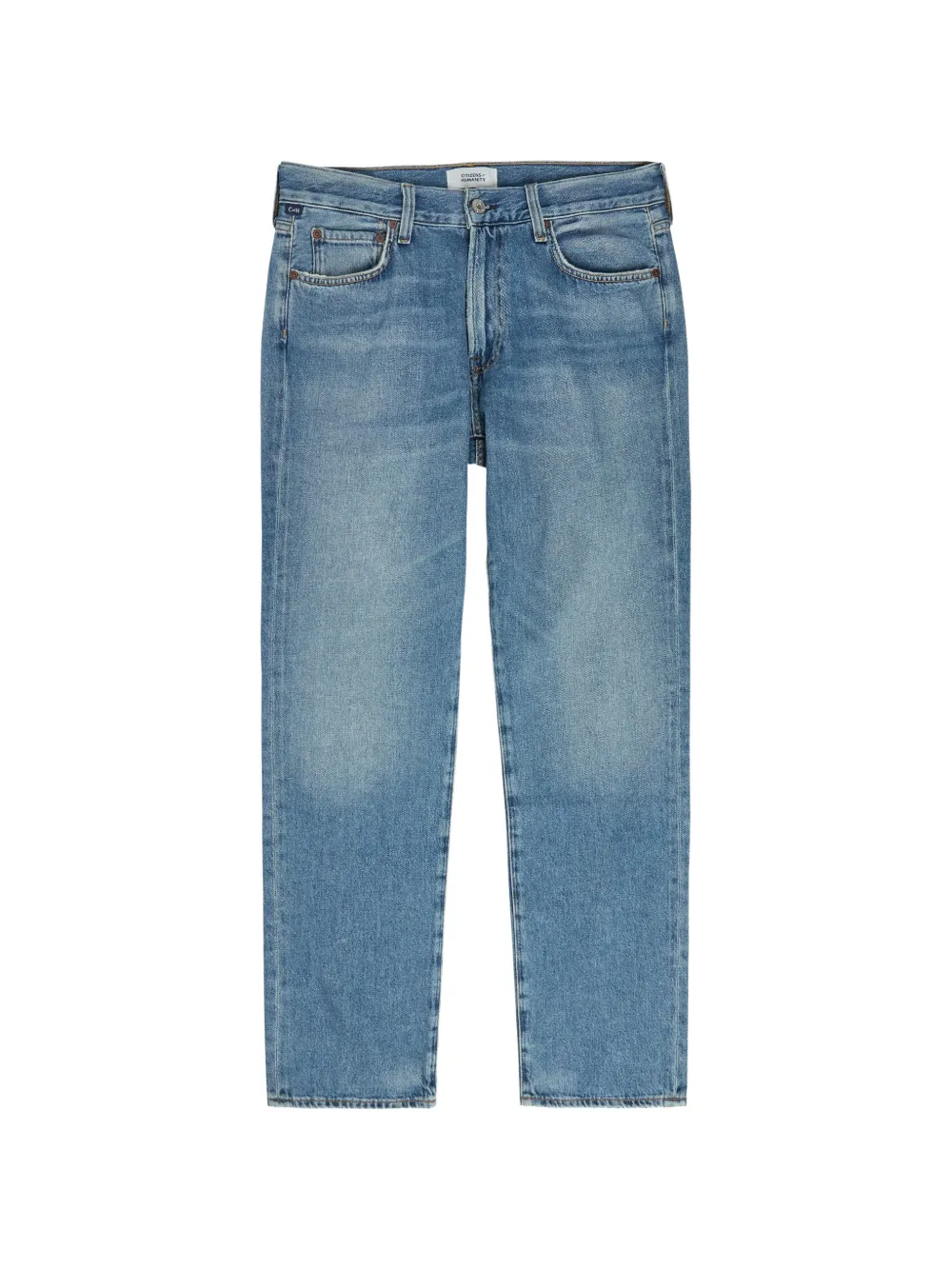 Citizens of Humanity faded-effect straight-leg jeans - Blu