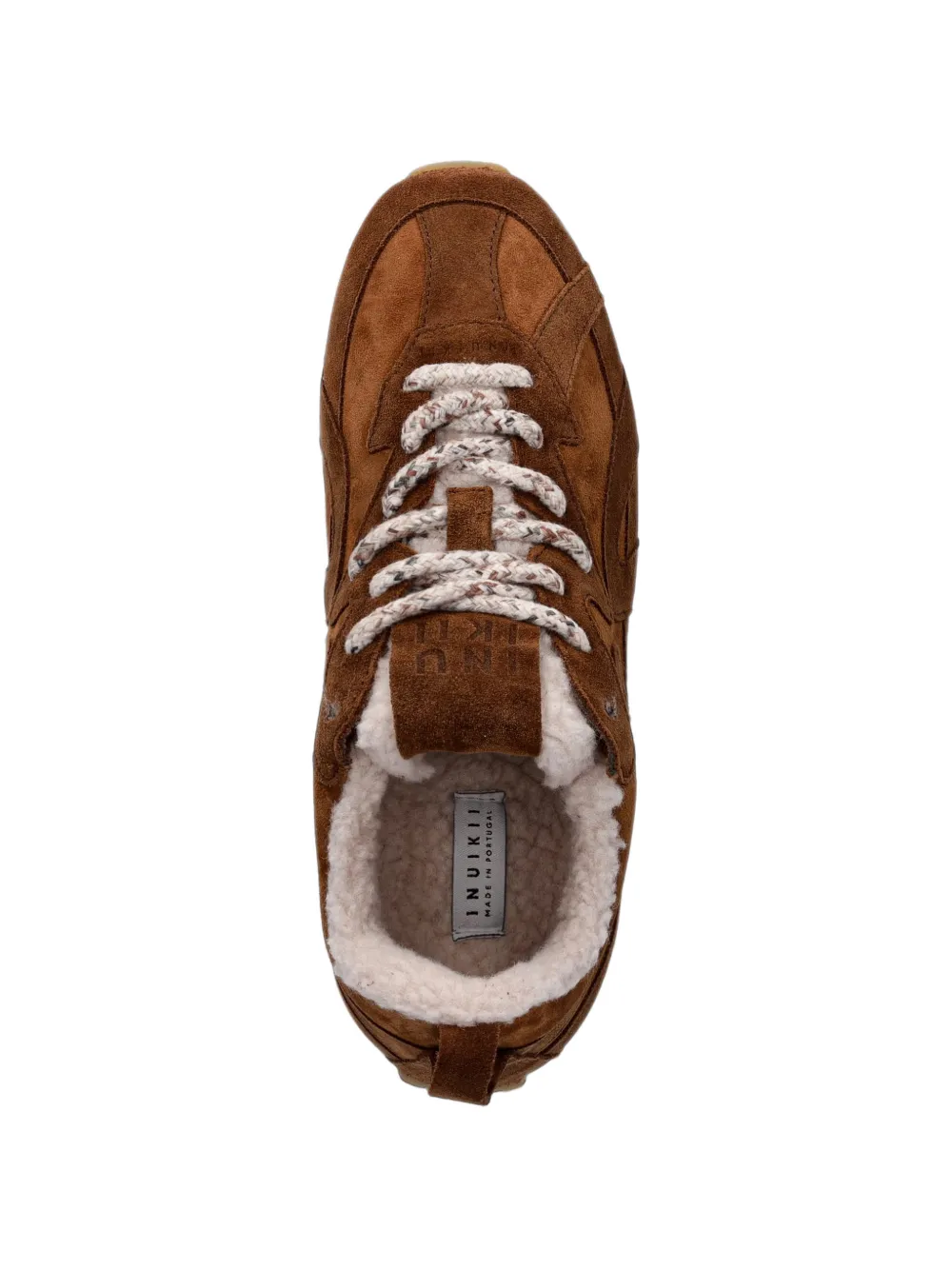 Inuikii shearling-lined suede sneakers Bruin