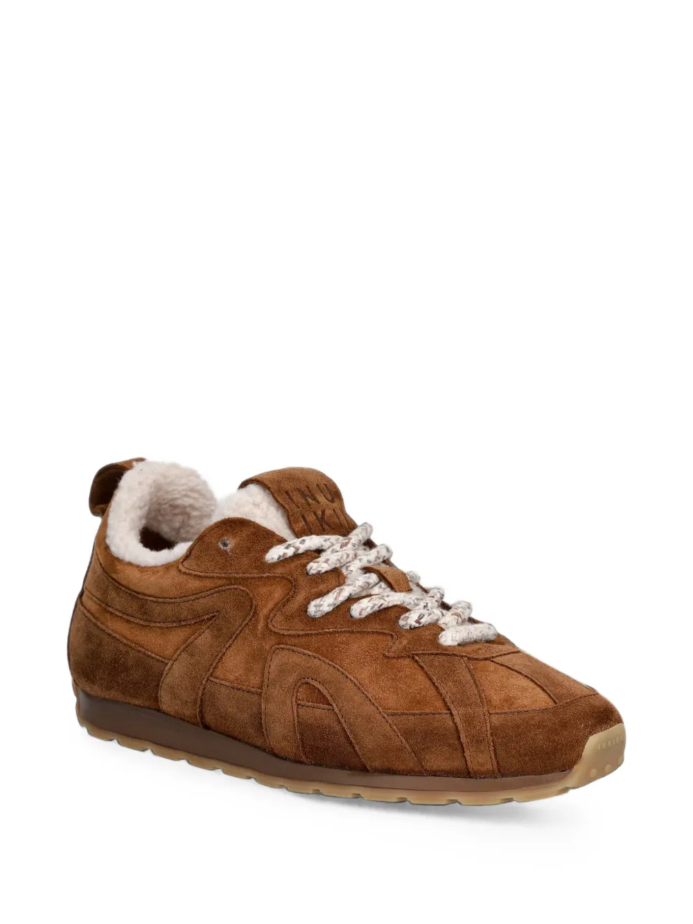 Inuikii shearling-lined suede sneakers Bruin