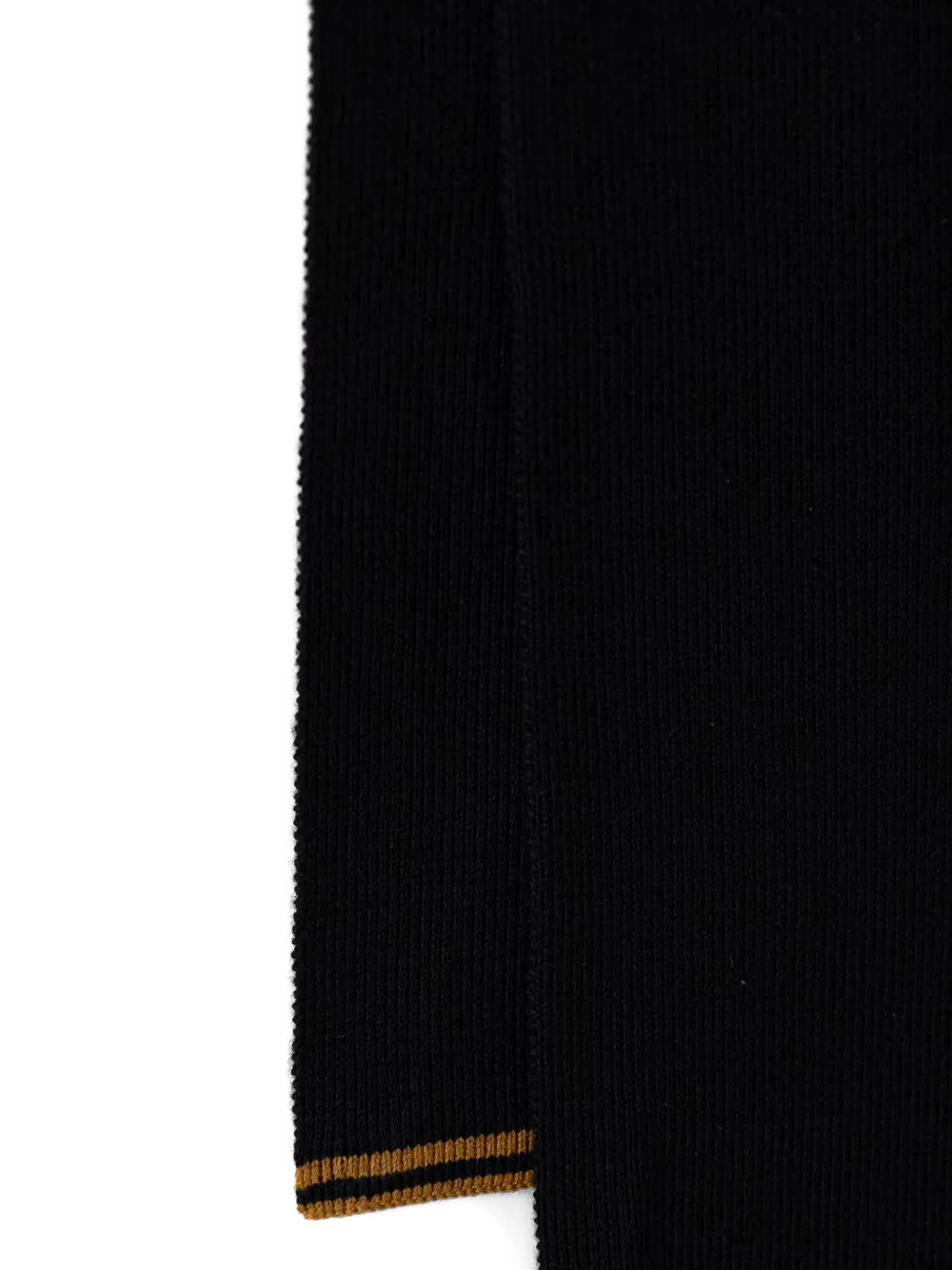 Fred Perry Laurel Wreath sjaal met gestreepte randen Zwart