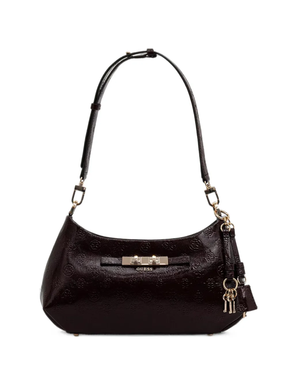 GUESS USA Carmella logo-embossed shoulder bag - Rosso