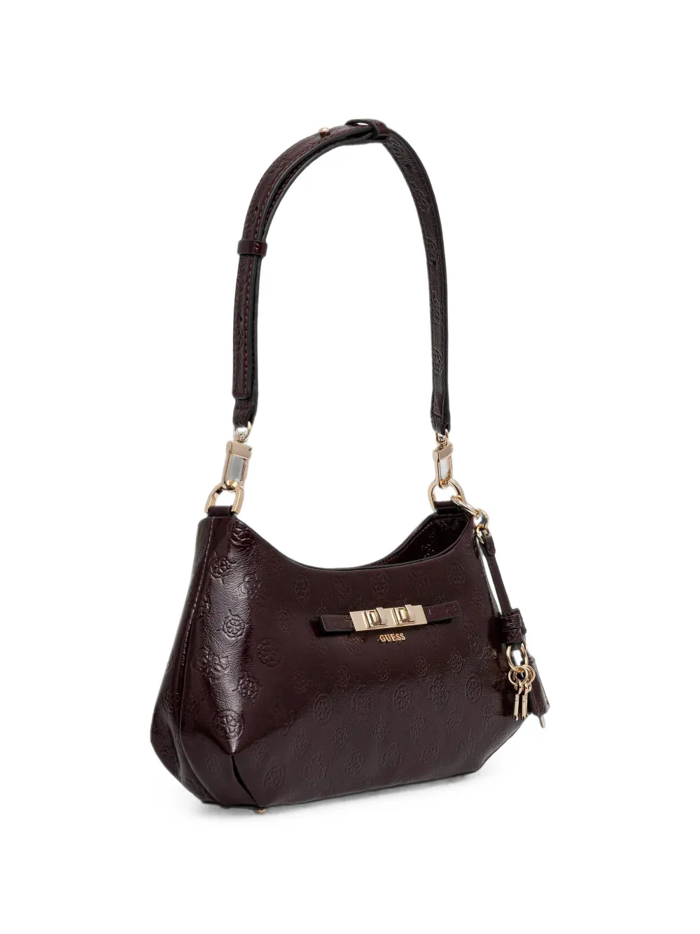 GUESS USA Carmella schoudertas met logo-reliëf Rood