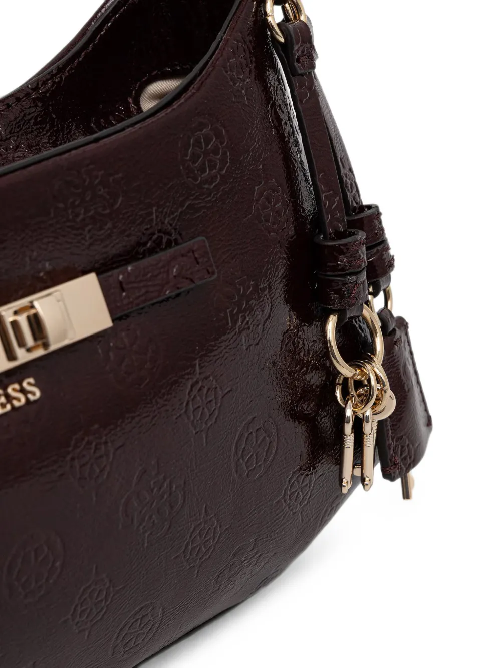 GUESS USA Carmella schoudertas met logo-reliëf Rood