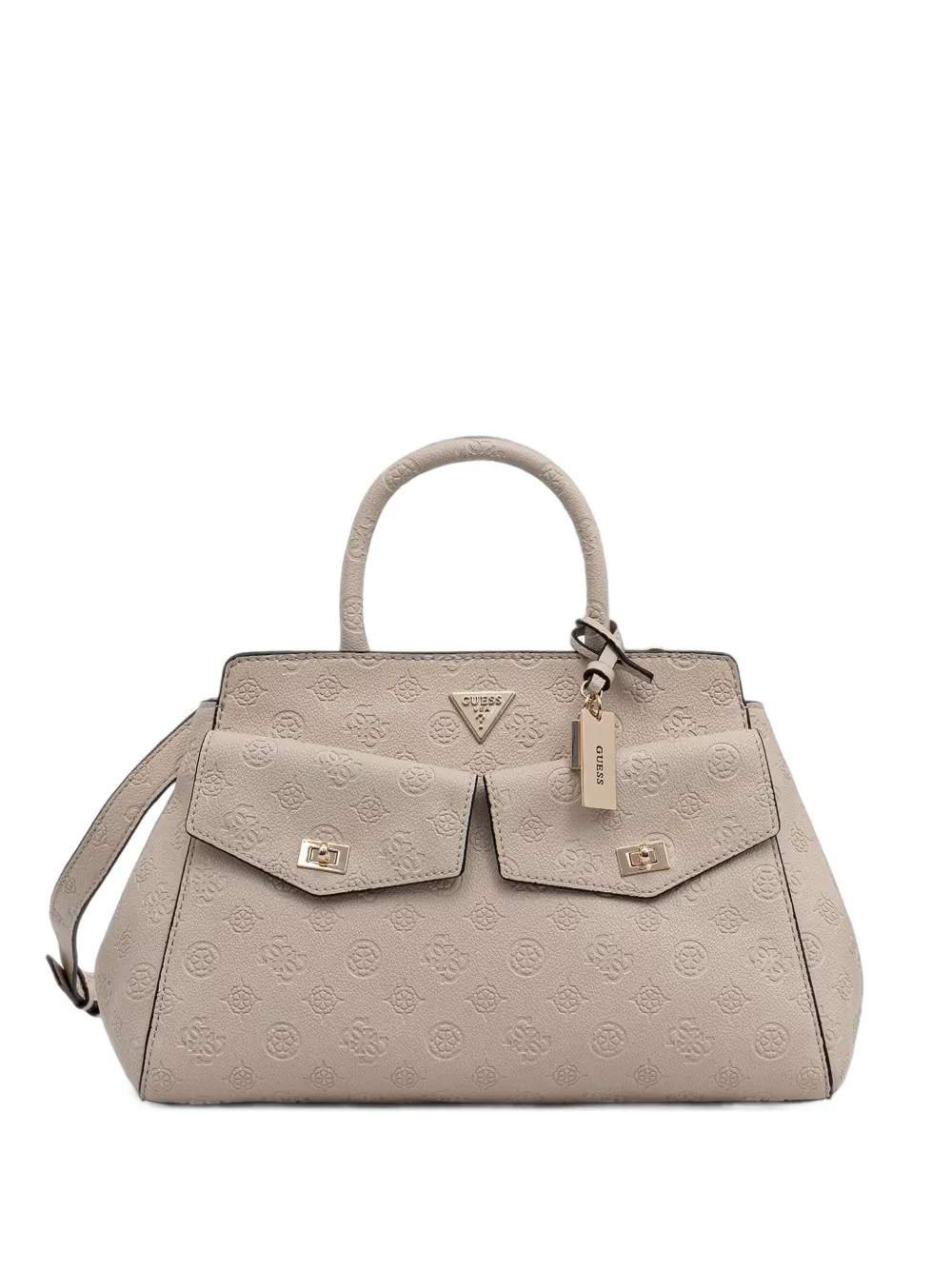 GUESS USA Blake logo-embossed tote bag - Toni neutri