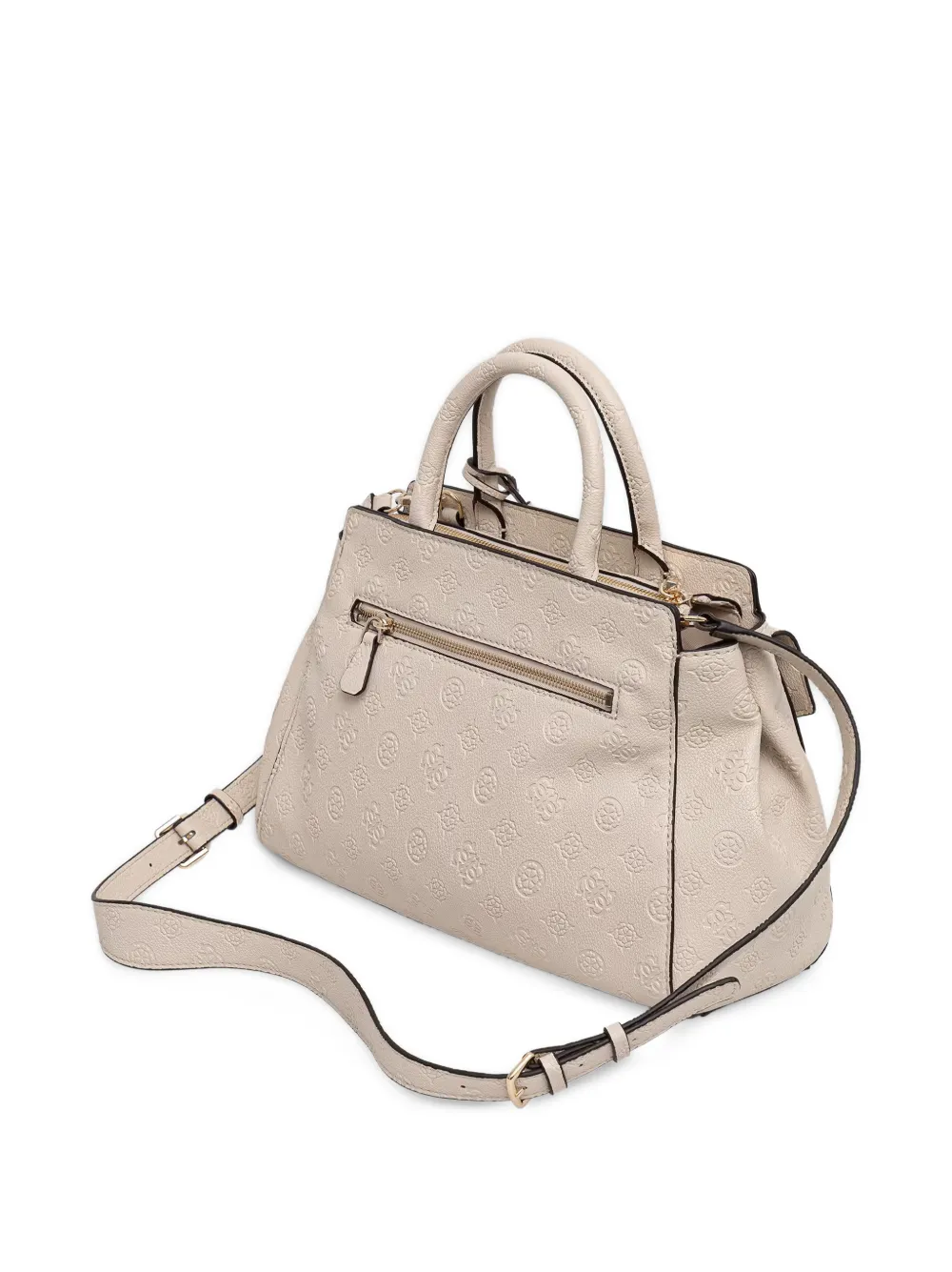 GUESS USA Blake shopper met logo-reliëf Beige