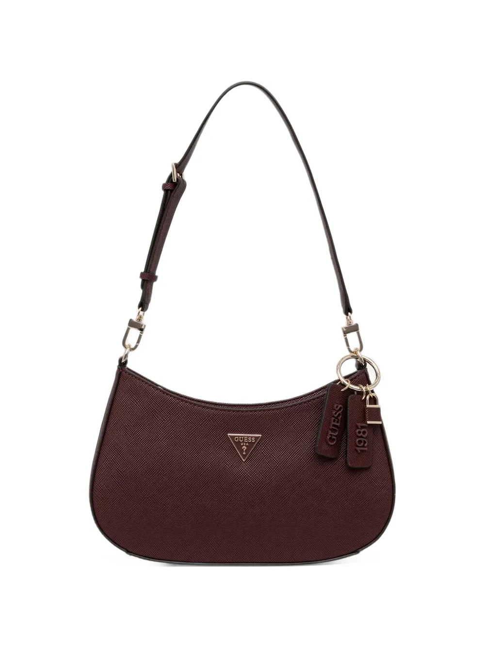 GUESS USA logo-plaque shoulder bag - Rosso