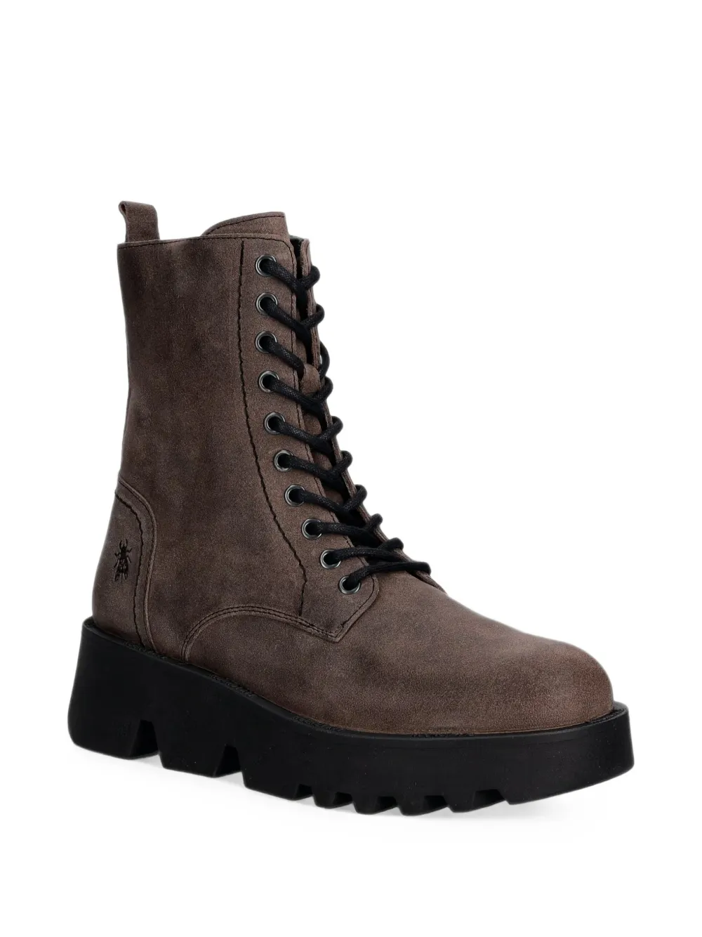 Fly London lace-up platform boots Bruin