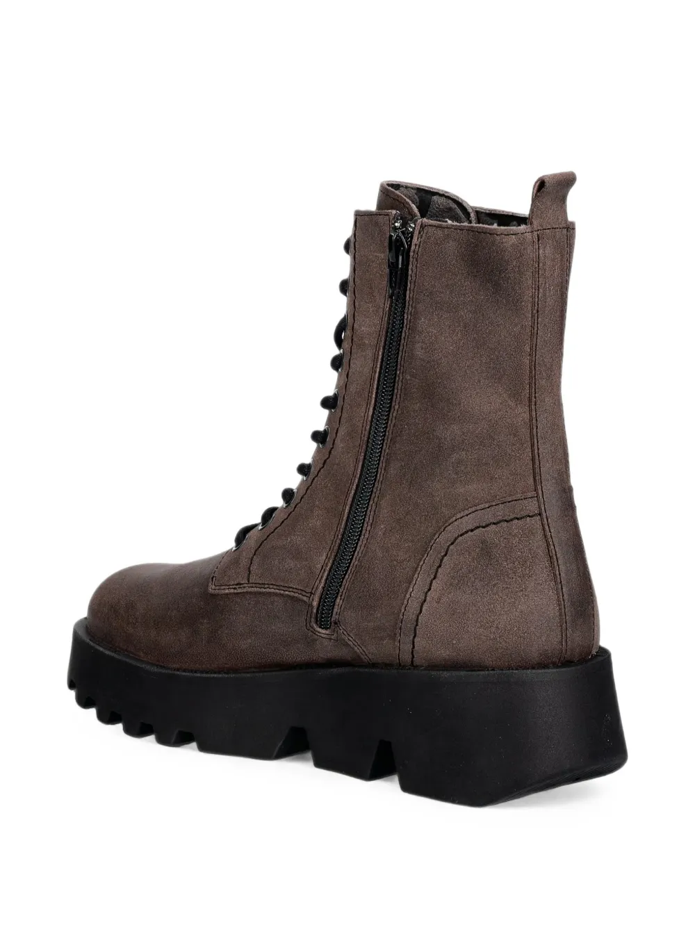 Fly London lace-up platform boots Bruin