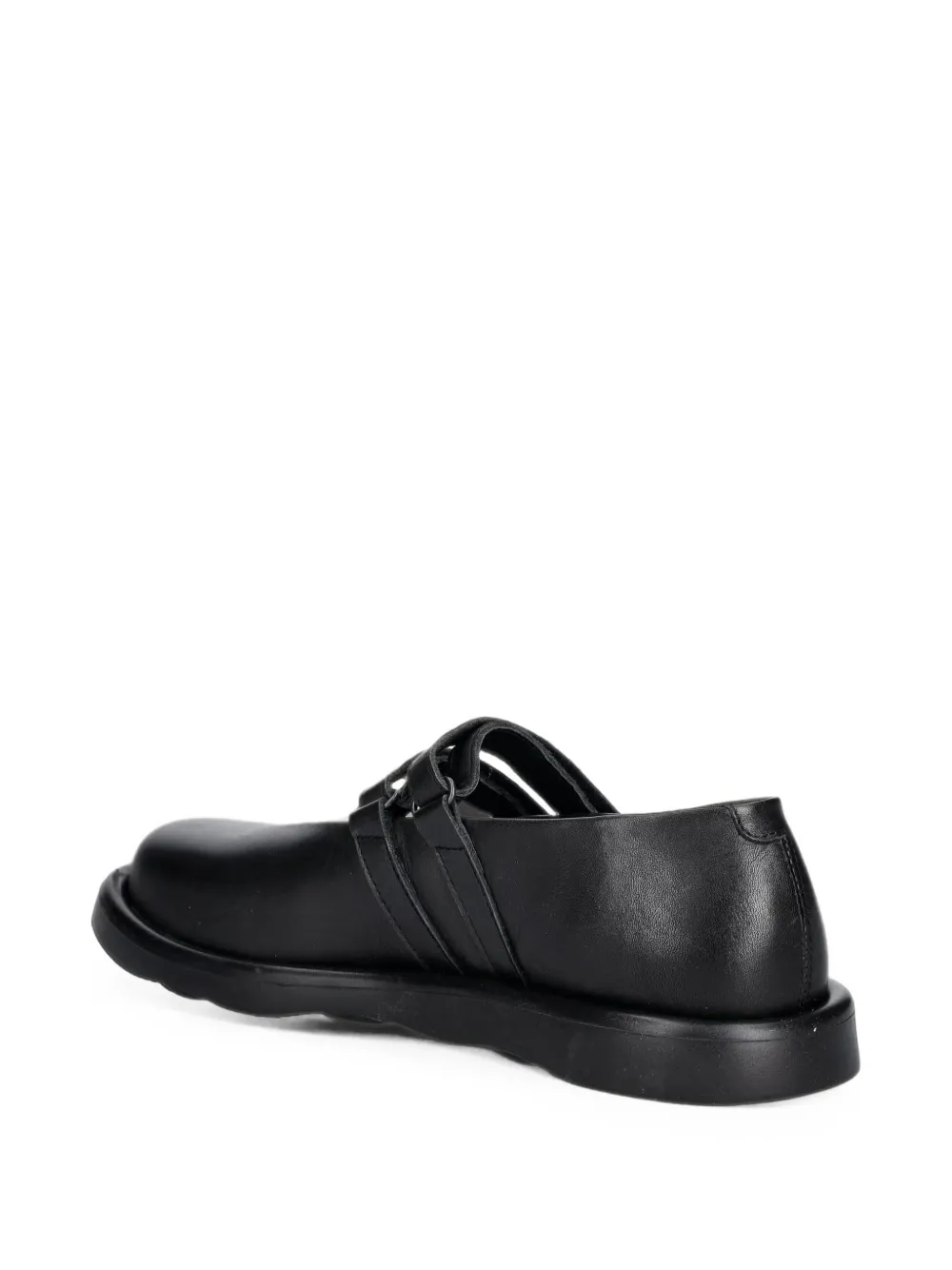 Fly London TORK514FLY touch-strap leather ballet flats Zwart