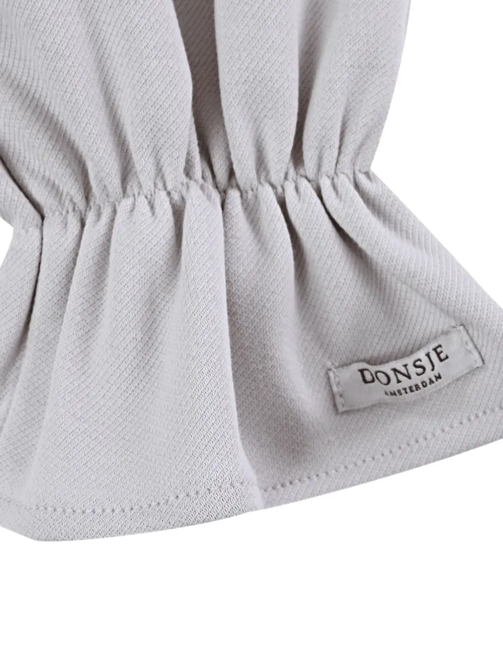 Donsje Lindelwa Trousers trainingsbroek met ruchesafwerking Grijs