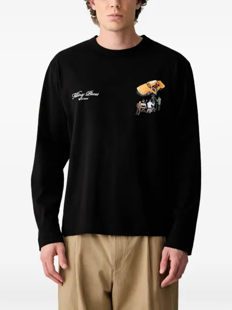 Filling Pieces graphic-print long-sleeve T-shirt