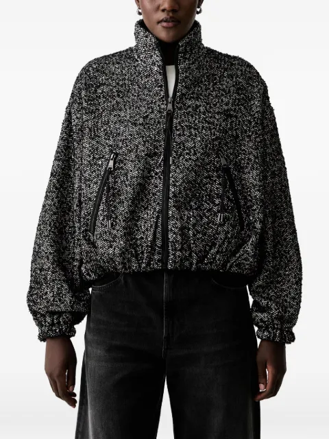ERMANNO FIRENZE  sequin-embellished herringbone jacket
