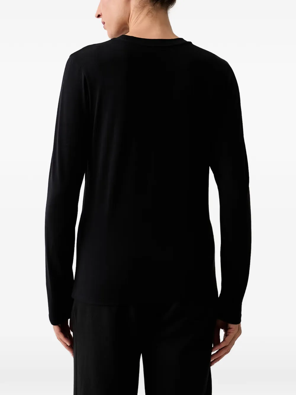 Emporio Armani T-shirt met logoprint Zwart