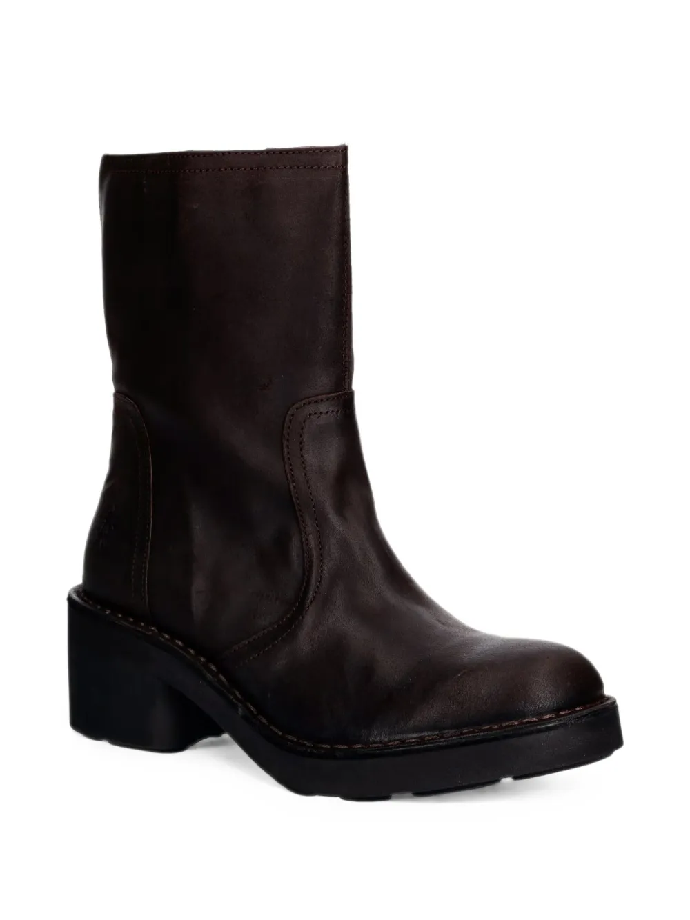 Fly London NORE191FLY zip-up leather boots Bruin