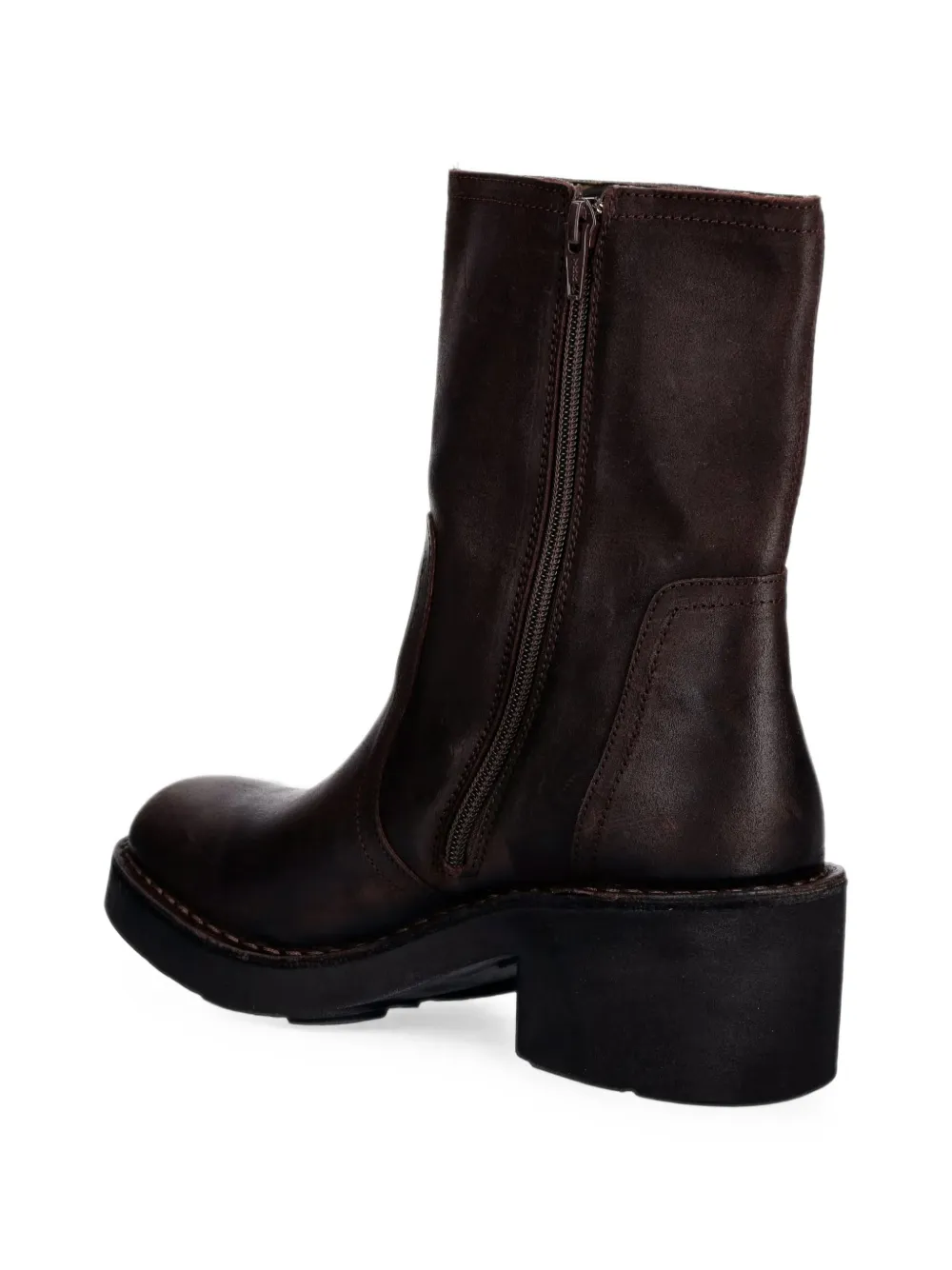 Fly London NORE191FLY zip-up leather boots Bruin