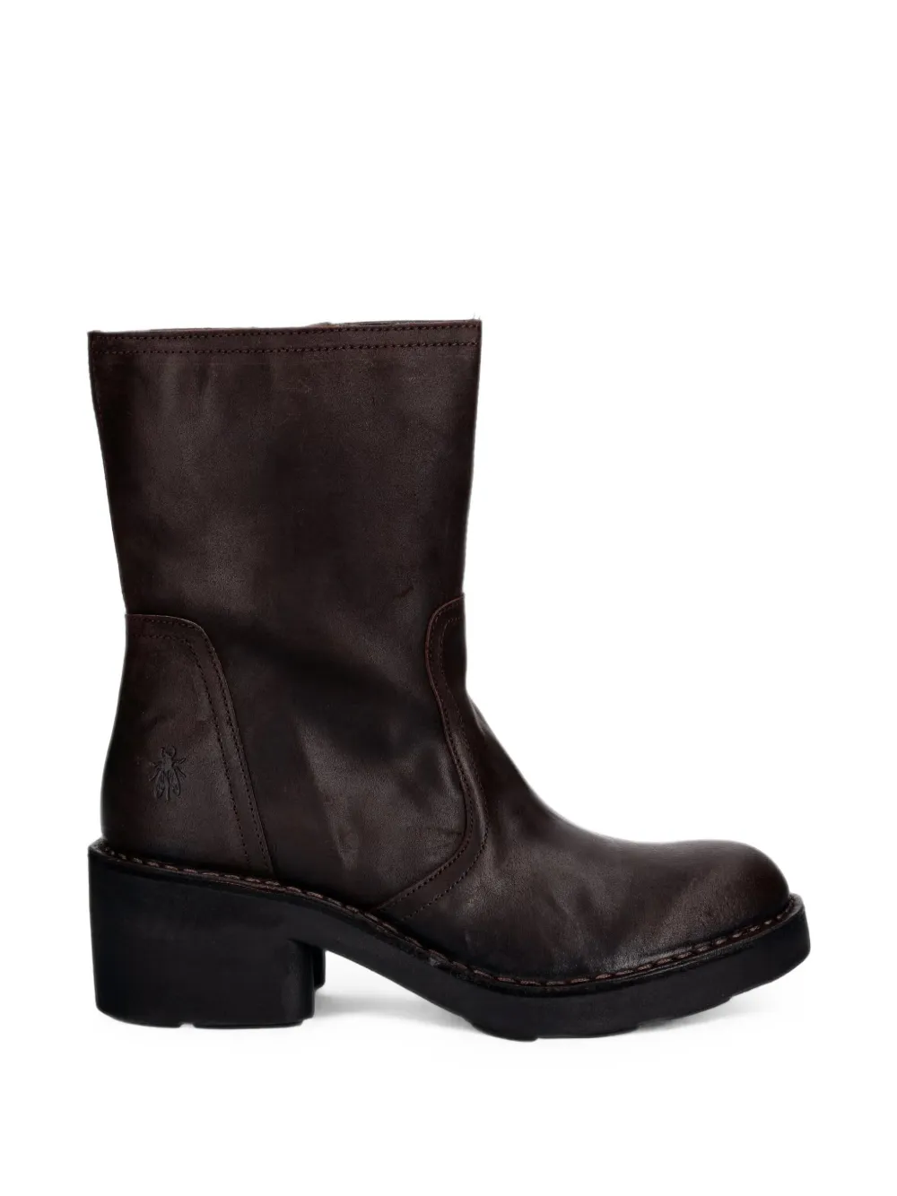 Fly London Nore191fly Zip-up Leather Boots In Brown