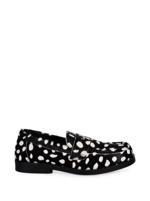 Fly London ANKI534FLY polka-dot pony-hair loafers