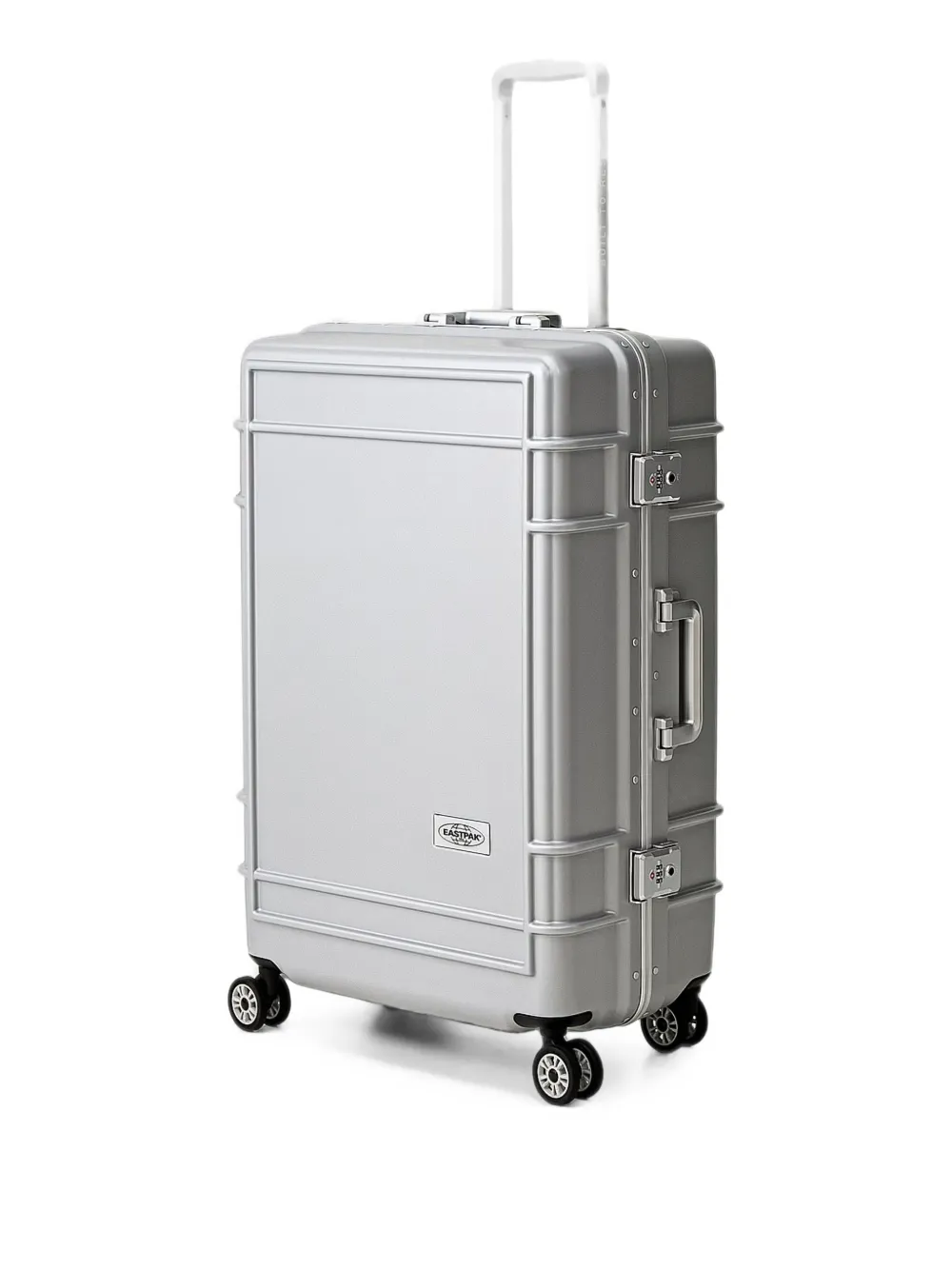 Eastpak Grote Resist'r Case hardshell koffer met logopatch Zilver