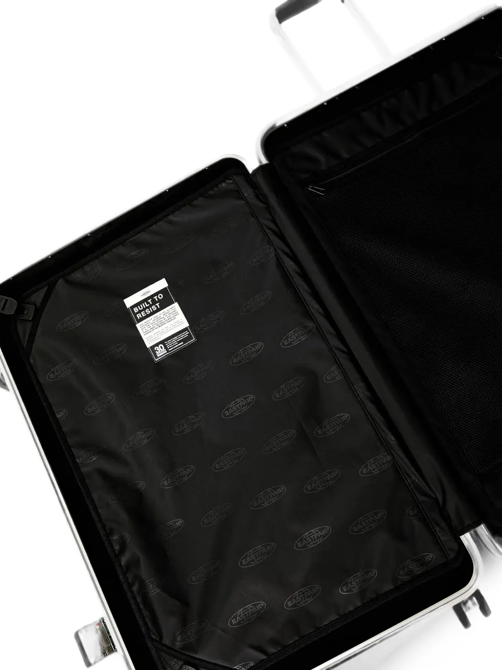 Eastpak Grote Resist'r Case hardshell koffer met logopatch Zilver