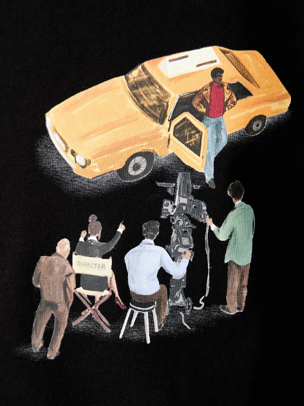 Filling Pieces T-shirt met grafische print Zwart