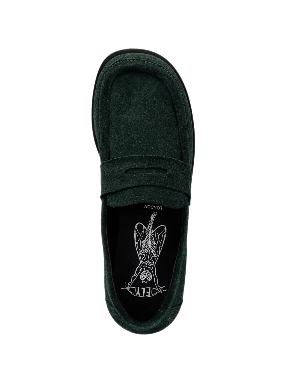 Fly London ANKI534FLY suede loafers Groen