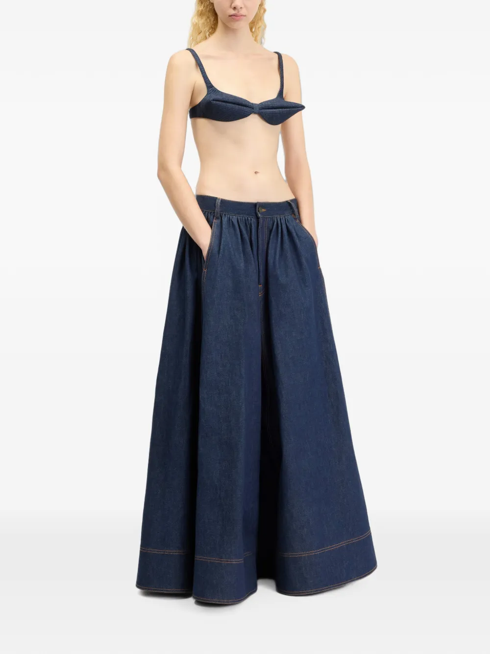Jean Paul Gaultier Conic top Blauw