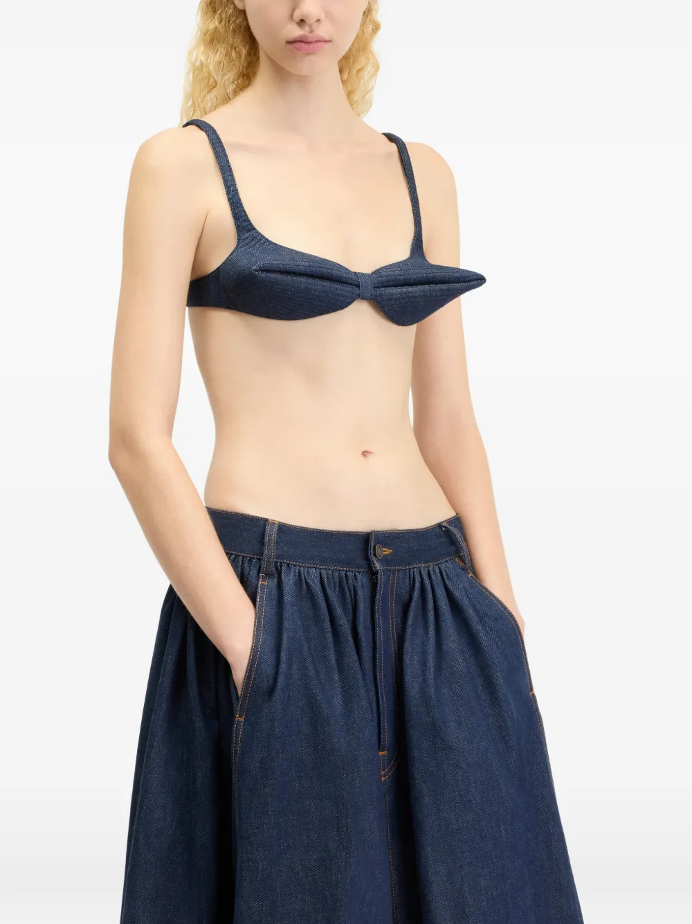 Jean Paul Gaultier Conic top Blauw