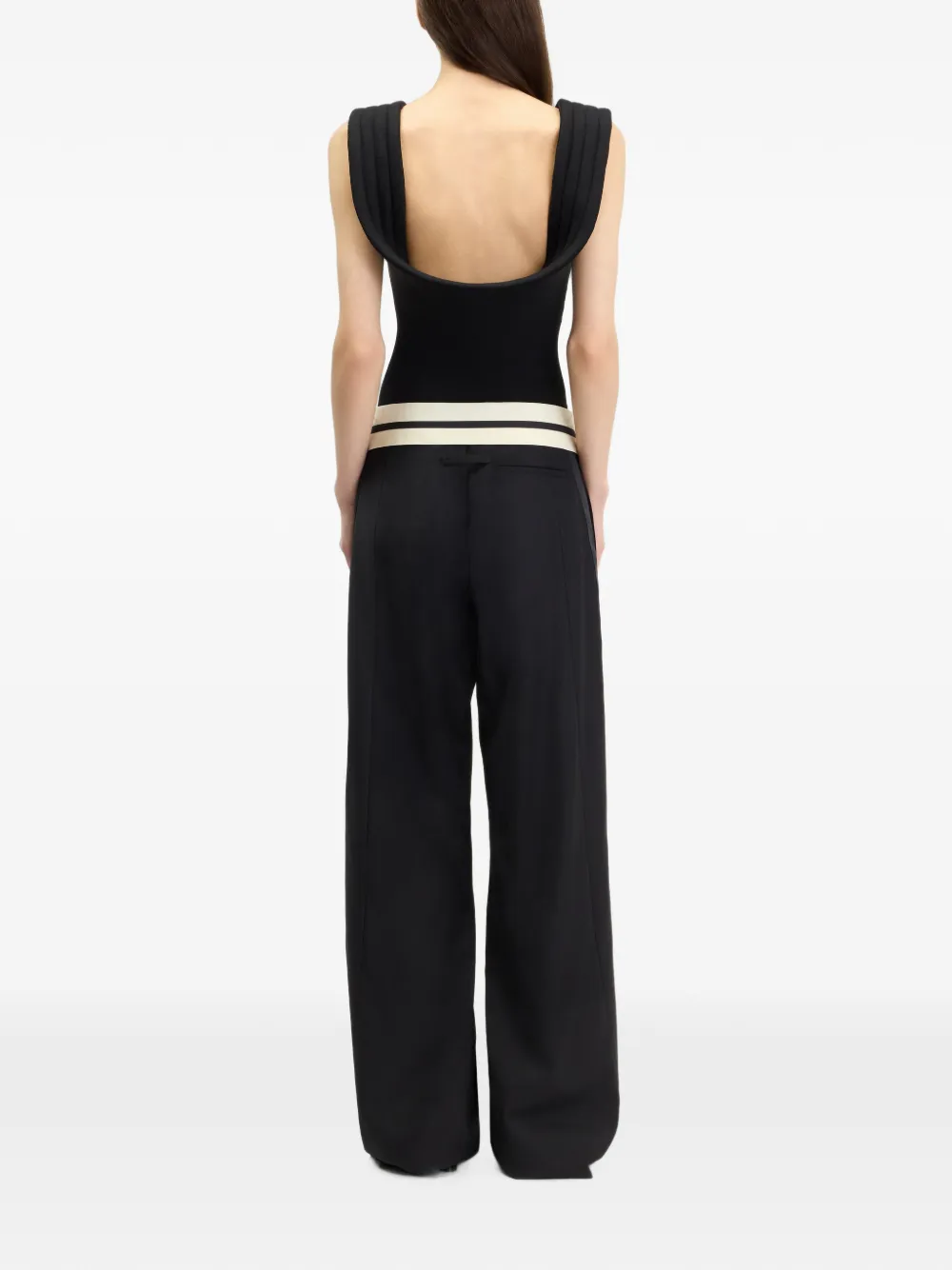 Jean Paul Gaultier Jersey body Zwart