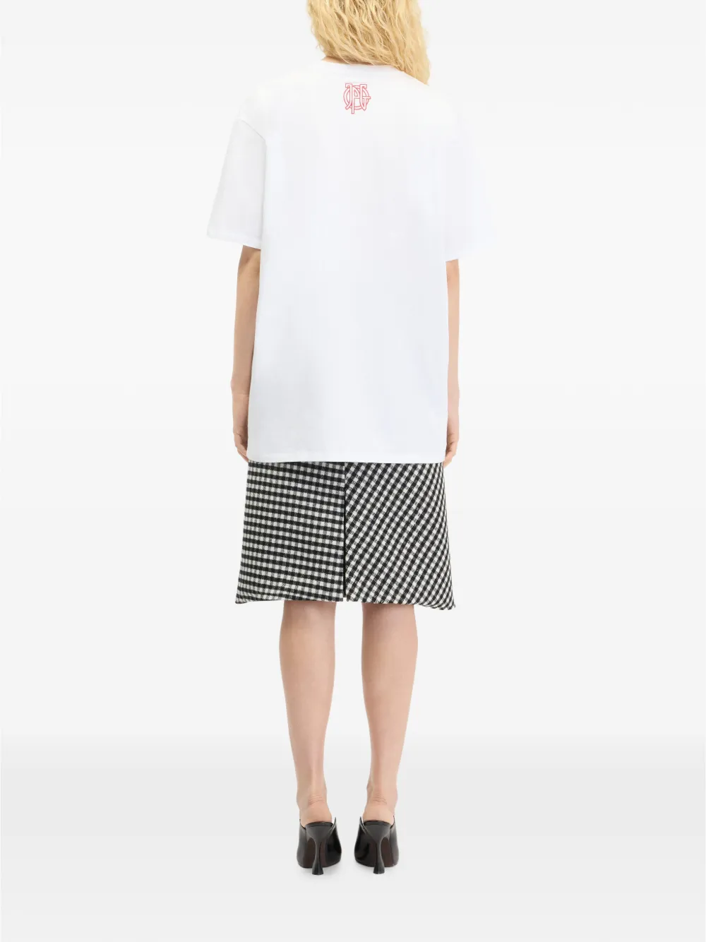 Jean Paul Gaultier The Kamasutra Oversized T-shirt in White, view 3