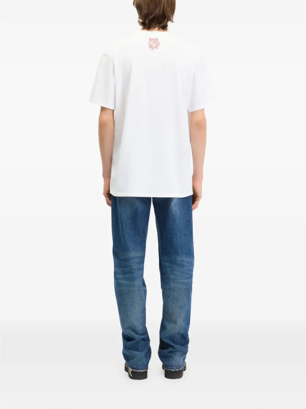 Jean Paul Gaultier The Kamasutra Oversized T-shirt in White, view 4